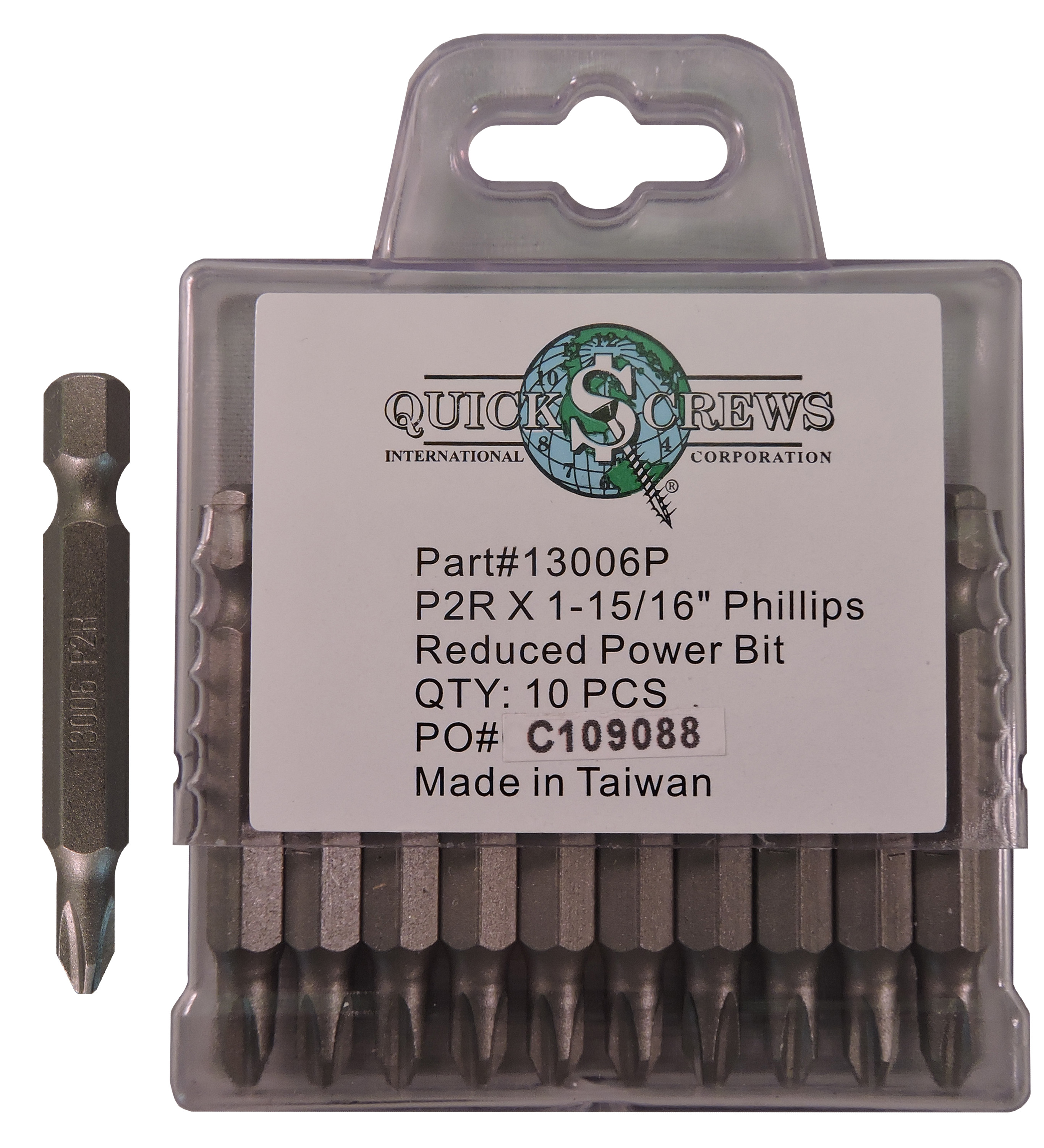 Phillips Drive Bits Reduced Type